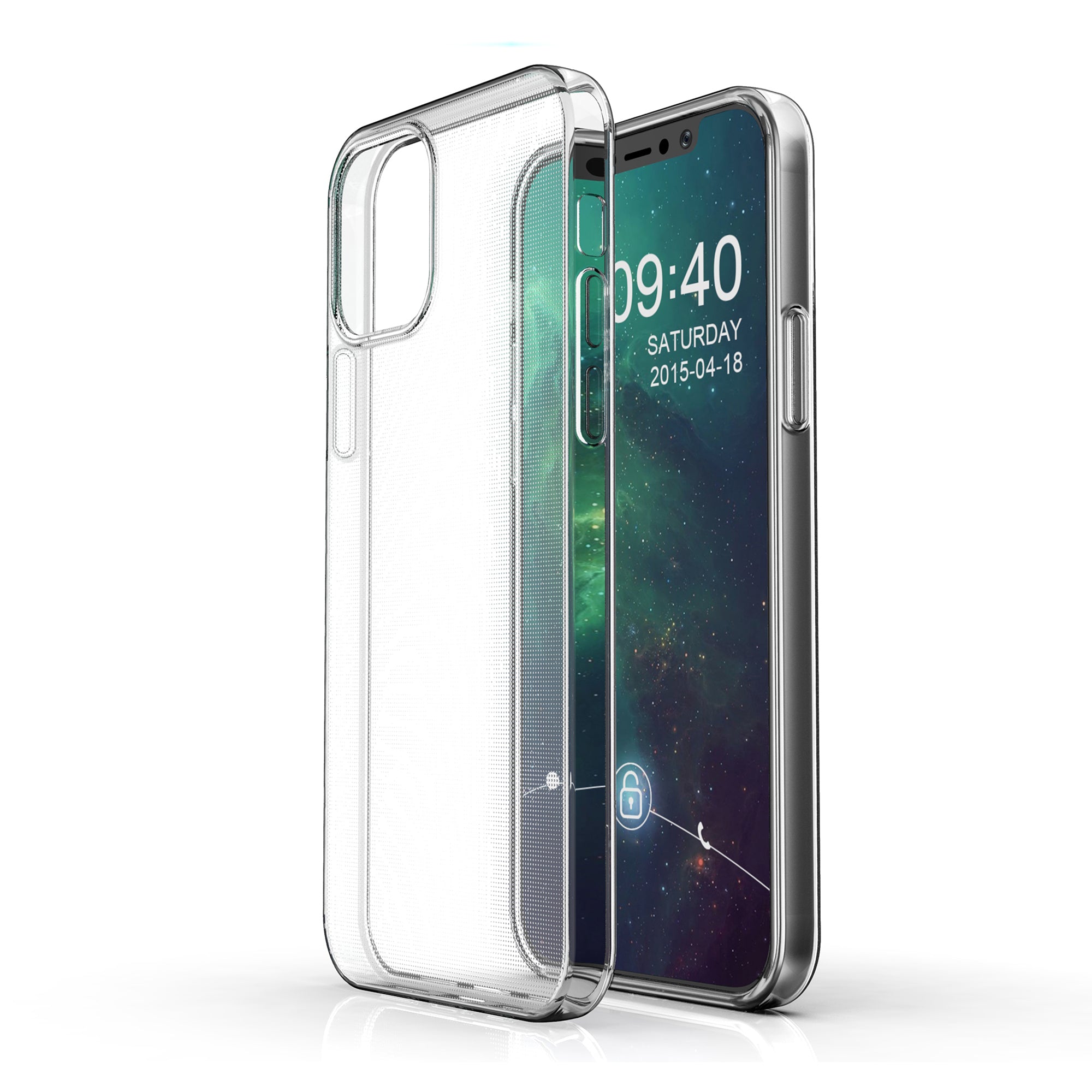 HD Clear Soft Phone Case Cover for Apple iPhone 12 HD Clear Soft Phone Case Cover for Apple iPhone 12